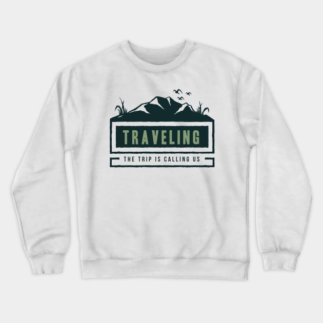 Traveling Crewneck Sweatshirt by Jenex